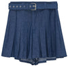 Korean Blue Denim Skirt Short Pants SD01487