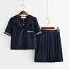 Japanese navy sailor school uniform t-shirt/skirt SD00825