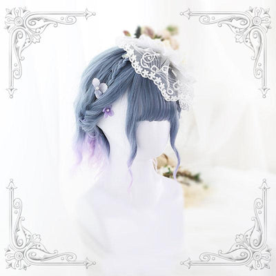 Japanese Harajuku Gradient Blue Violet Wig SD02286