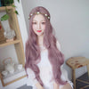 Harajuku Gradient Purple Long Wave Wig SD00675