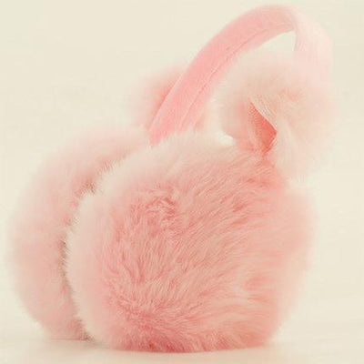 Warm Round Plush Cat Ears Earmuffs SD01869