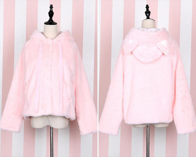 Cat Ears Hoodie Fur Sweater Jacket SD00260