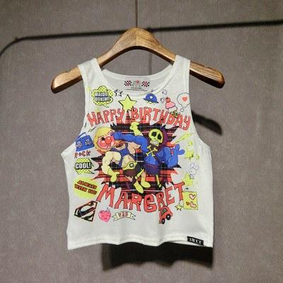 Summer Cartoon Printed Top SD00862