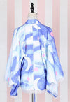 Japanese Purple Kawaii Night Sky Kimono Haori set SD02479