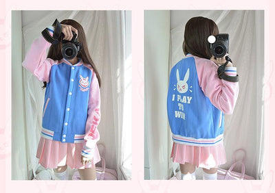 Overwatch D.VA DVA Baseball Jacket SD01020