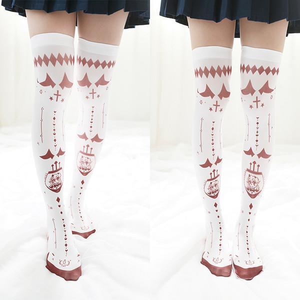 Japanese Harajuku Devil Knee Socks Tights SD02381