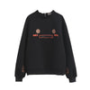 Korean Cute Blush Face Zipper Mouth Black Sweater SD00753