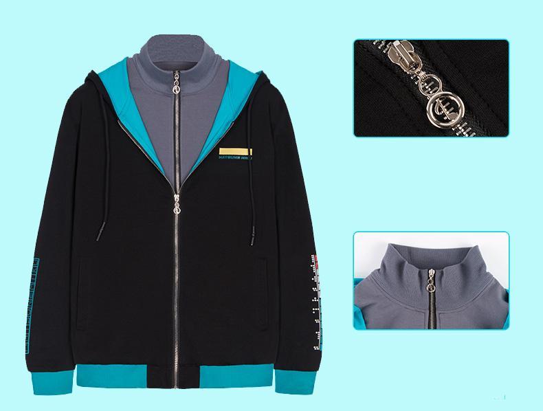 Vocaloid Hatsune Miku Winter Hoodie Zipper Sweater SD01256
