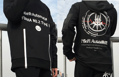 NieR:Automata 2B Zipper Hoodie Sweater SD01646