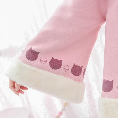 Japanese Kawaii Neko Woolen Coat SD00734