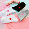 Heart Embroidered High Socks SD00284