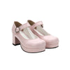 Buckle Thick Bottom Lolita High-Heels Shoes SD00190