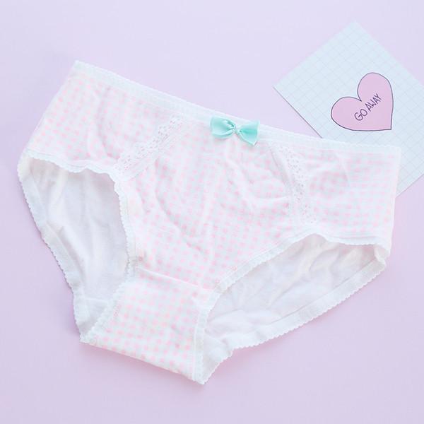 Japanese Harajuku Pastel Sweet Bow Lace Undies SD02398