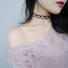 Cute black heart necklace SD02143