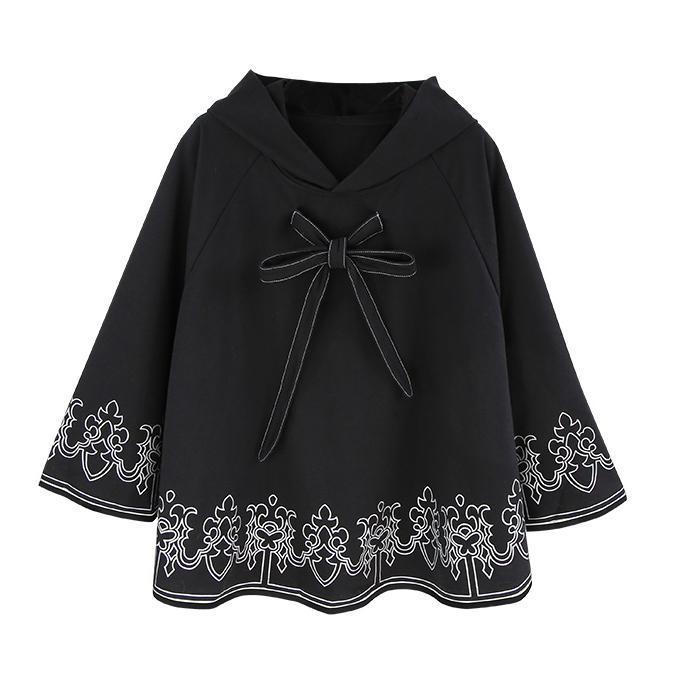 Nier Automata 2B autumn winter cape cloak  SD00894