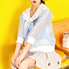 Blue Transparent Sailor Bow Jacket SD01846