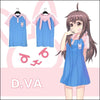 Overwatch D.VA Bunny hoodie T-shirt Dress SD02352