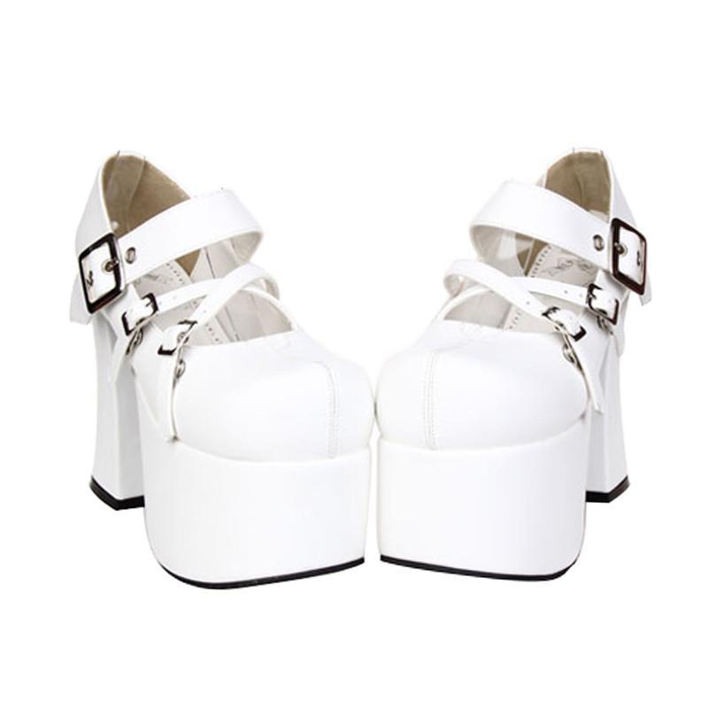 Lolita 15cm Thick Platform Cross Strap Shoes SD00215