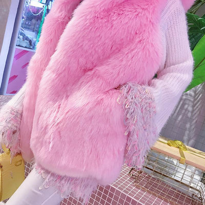 Korean Winter Warm Fur Vest Coat SD01567