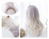 Light Purple Gradient Blond long Wig SD00183