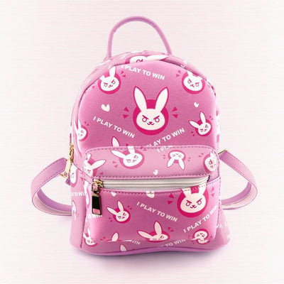 Overwatch D.VA DVA Bunny Cute Pink Backpack SD02128