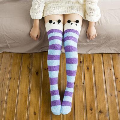 Cute Warm Woolen Animal Faced Stockings SD01865