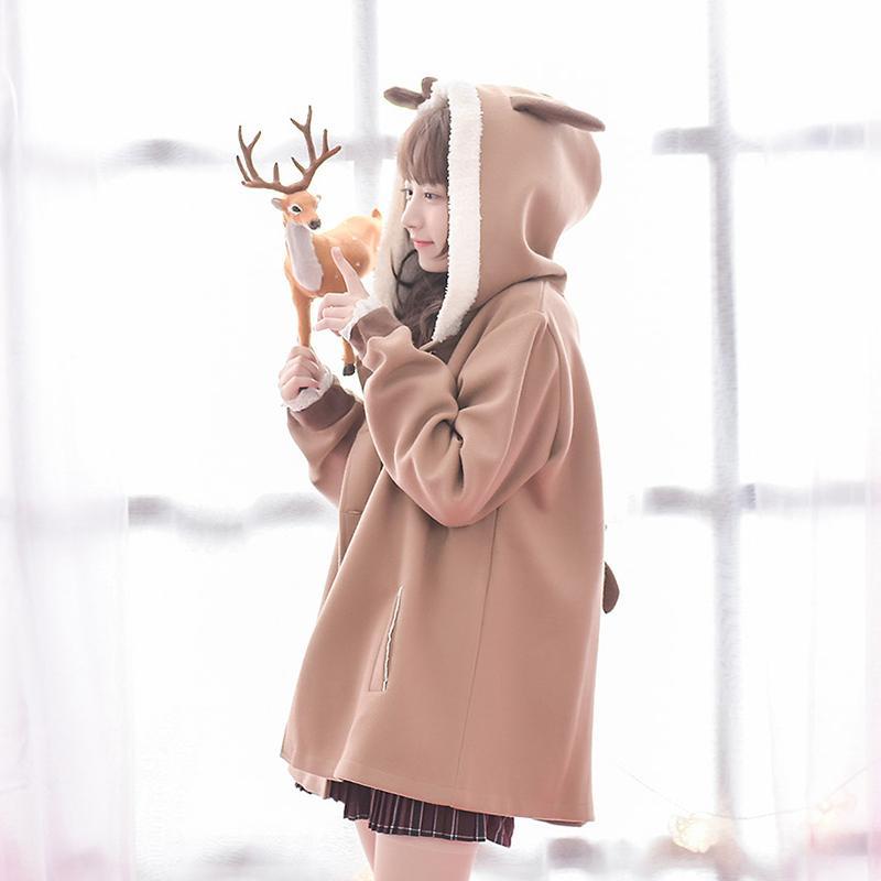 Japanese Kawaii Antler Coat SD00731