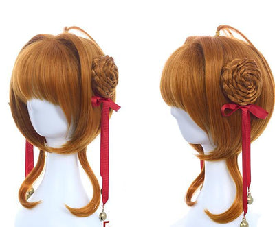 Cardcaptor Sakura Brown Short Bun Wig SD00082