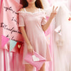 Japanese sweet strap striped summer dress SD00965