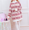 Japanese Winter Warm Loose Sweater Dress SD01248