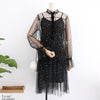 Korean Organza Star Mesh Dress SD01212