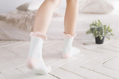 Warm Cute Pastel Thick Short Socks SD01966