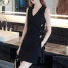 Side Ribbon Sleeves Dress SD00150