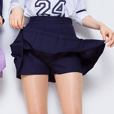 Korea School High-Waisted Pleated Skirt SD00800