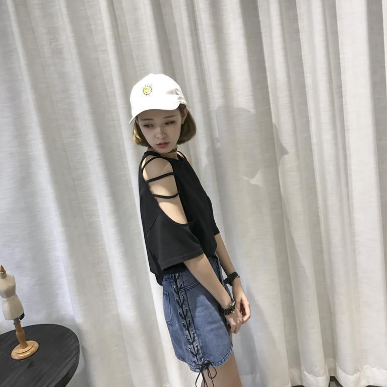 Korean Loose Hollow Sleeve Top SD00892