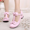 Japanese Lolita Strap Bow Lace Shoes SD01944