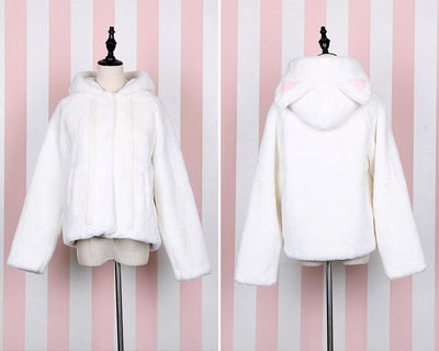 Cat Ears Hoodie Fur Sweater Jacket SD00260