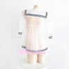 Japanese Harajuku Sexy Transparent Sheer Sailor Dress Uniform Lingerie SD01096