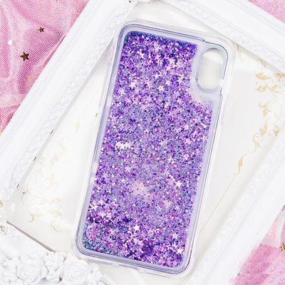 Sailor Moon Galaxy Liquid Glitter Stars Phone Case SD01819