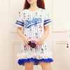 Japanese Cute Stripes cartoon Dress SD02334