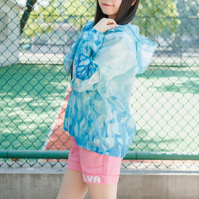 Overwatch D.VA DVA bunny summer blue jacket SD01107