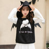 Japanese Kawaii Trick Or Treat Printed Hooded Sweater SD01081