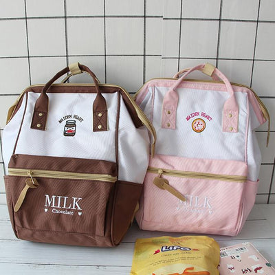 Milk Strawberry Banana Chocolate Doughnut Lollipop Backpack SD00627