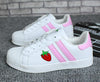 Pink Strawberry Sneakers Shoes SD00616