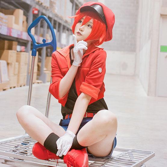 Cells at Work! Red Blood Cell Erythrocite Cosplay SD00306