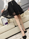 Korean Mesh Sipper High Waist Skirt SD01614