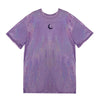 Metallic Purple Moon Loose T-shirt SD01331