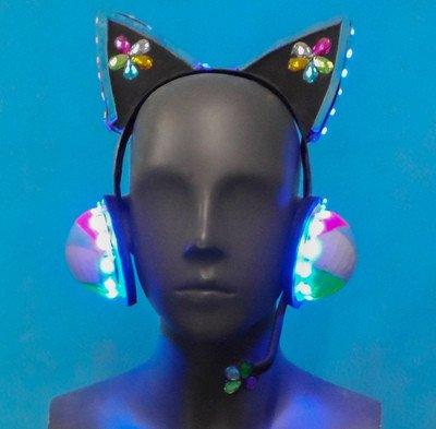 Cosplay Love Live LoveLive Light Up LED Cyber Headphones SD00732