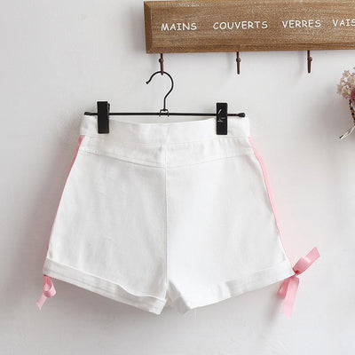 Japanese Summer Heart Button Shorts SD01681