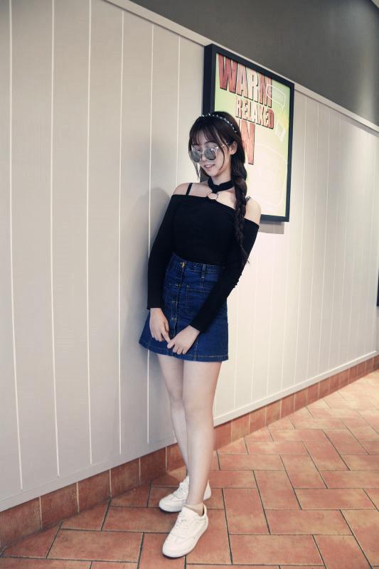 Dark Iron Ring Shoulder-less Shirt SD02275